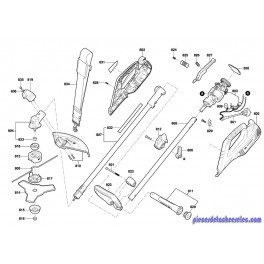 Tube pour Coupe Bordure BOSCH Tube pour Coupe Bordure BOSCH