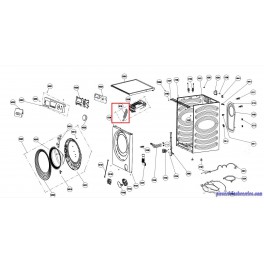 Durite Boite Cuve pour Lave Linge CONTINENTAL Durite Boite Cuve pour Lave Linge CONTINENTAL