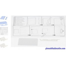 Kit Poignée Portillon Freezer 100mmX65mm pour Réfrigérateur LIEBHERR