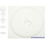 Plateau  Tournant en Verre  25,5 cm pour Four Micro-Ondes KDMW05439 King d'Home