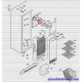 Moteur Ventilateur Supérieur pour Réfrigérateur LG