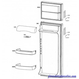 Porte Congélateur & Joint pour Réfrigérateur FAR R2236A