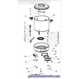 Sécurité+ tige de réamaniment pour Stérilisateur KCPST31LCDIX KITCHENCHEF Sécurité+ tige de réamaniment pour Stérilisateur KCPST31LCDIX KITCHENCHEF