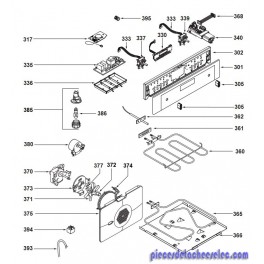 Résistance Circulaire 2000w 77X2277 pour four Sauter