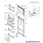 Porte Réfrigérateur pour Réfrigérateur WALTHAM
