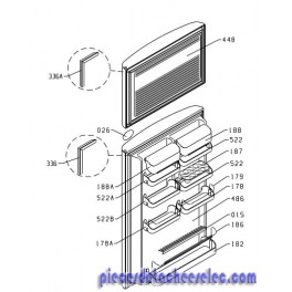 Joint De Porte Congélateur pour Réfrigérateur GORENJE Joint De Porte Congélateur pour Réfrigérateur GORENJE