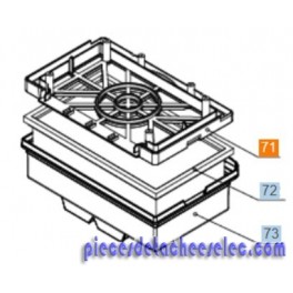 Porte-filtre plat pour Aspirateur KARCHER Porte-filtre plat pour Aspirateur KARCHER