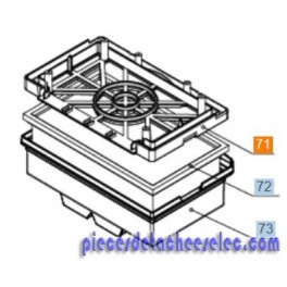 Porte-filtre plat pour Aspirateur KARCHER