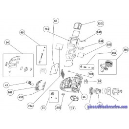 Filtre Complet x2 pour Aspirateur HOOVER