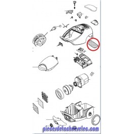 Filtre Mousse Moteur pour Aspirateur  ROWENTA