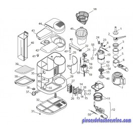 Bouton Poussoir pour Cafetiere DELONGHI Bouton Poussoir pour Cafetiere DELONGHI