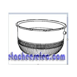 Cuve Anti Adhesive 6L pour cocotte Clipso minut DELICE SEB Cuve Anti Adhesive 6L pour cocotte Clipso minut DELICE SEB