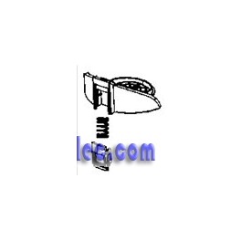 Flasque + Bouton Verrou+ Ressort pour Aspirateur XCOMBO ROWENTA Flasque + Bouton Verrou+ Ressort pour Aspirateur XCOMBO ROWENTA