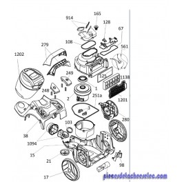 Ensemble Boite Cyclonique pour Aspirateur Hoover