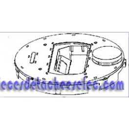 Demi Boitier Superieur Noir pour Aspirateur Robot X-PLORER SERIE 75 ROWENTA Demi Boitier Superieur Noir pour Aspirateur Robot X-PLORER SERIE 75 ROWENTA