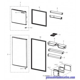 Joint de Porte Refrigerateur pour Refrigerateur SAMSUNG Joint de Porte Refrigerateur pour Refrigerateur SAMSUNG