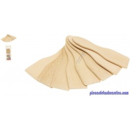 Lot de 8 Spatules en Bois pour Pierrade RUSSELL HOBBS Lot de 8 Spatules en Bois pour Pierrade RUSSELL HOBBS