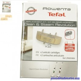 Cartouche Anti Calcaire x2 pour Aspirateur Nettoyeur Vapeur CLEAN STREAM ROWENTA Cartouche Anti Calcaire x2 pour Aspirateur Nettoyeur Vapeur CLEAN STREAM ROWENTA