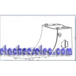 Embase Noir pour KITCHEN MACHINE MASTERCHEF ESSENTIAL 4.8L MOULINEX