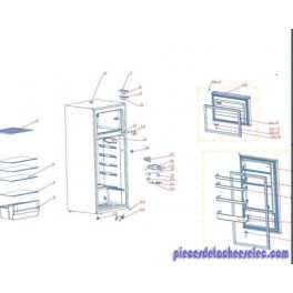 Plaque en Verre Refrigerateur pour Refrigerateur SABA Plaque en Verre Refrigerateur pour Refrigerateur SABA