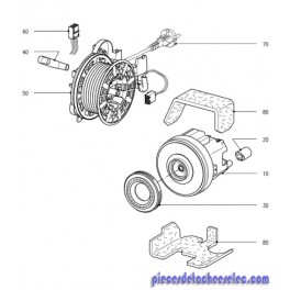 Tambour de Cable 6.5m pour Aspirateur MIELE