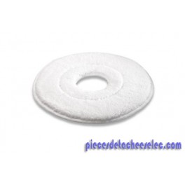 Tampon en Microfibre Blanc 457 mm pour Autolaveuse KARCHER