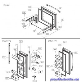 Joint de Porte Refrigerateur pour Refrigerateur DAEWOO Joint de Porte Refrigerateur pour Refrigerateur DAEWOO