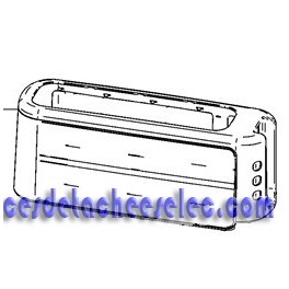 Corps + Reflecteur pour Grille Pain NEW EXPRESS TEFAL Corps + Reflecteur pour Grille Pain NEW EXPRESS TEFAL
