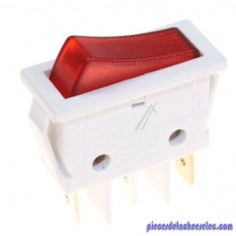 Interrupteur Marche Arret Rouge pour Appareil TEFAL