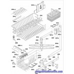 Panier Superieur pour Lave Vaisselle ROSIERES