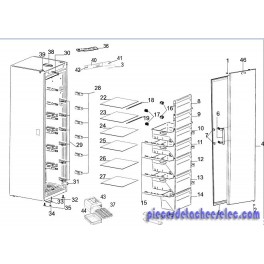 Tiroir Inferieur Freez pour Congelateur WHIRLPOOL Tiroir Inferieur Freez pour Congelateur WHIRLPOOL