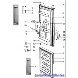 Poignée de Porte pour Réfrigérateur VALBERG Poignée de Porte pour Réfrigérateur VALBERG
