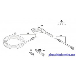 Assortiment Joint Flexible pour Nettoyeur Haute Pression Bosch