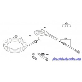 Assortiment Joint Flexible pour Nettoyeur Haute Pression Bosch