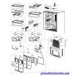 Couvercle Evaporateur Réfrigérateur pour Réfrigérateur RF62HEPN Samsung