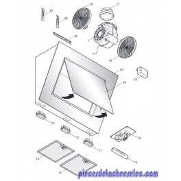 Platine de Commande 4V pour Hotte FALMEC Platine de Commande 4V pour Hotte FALMEC