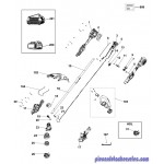 Sortie Entrée Moteur pour Coupe Bordure BLACK DECKER