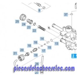 Poignée Chimie pour Nettoyeur Haute Pression Eau Froide Thermique HD 1050 B Kärcher