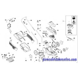 Sortie Entrée Transmission pour Tondeuse BLACK DECKER Sortie Entrée Transmission pour Tondeuse BLACK DECKER