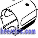 Carter/moteur/blanc pour Ventilateur Essentiel + ROWENTA