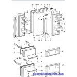Joint Tiroir Inferieur 4D 656x447 pour Refrigérateur HOTPOINTHOTPOINT
