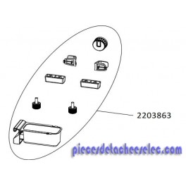 Kit Accessoires: Pieds Volant Tasse à Graisse Crochet Pour Cable Vis pour Plancha CAMPINGAZ Kit Accessoires: Pieds Volant Tasse à Graisse Crochet Pour Cable Vis pour Plancha CAMPINGAZ