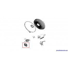 Flasque Support Moteur Pour Ventilateur Essential Plus VU4440FO/750 Pour Rowenta Flasque Support Moteur Pour Ventilateur Essential Plus VU4440FO/750 Pour Rowenta