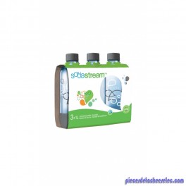 Pack de 3 Bouteilles de Gazéification 1L Sodastream