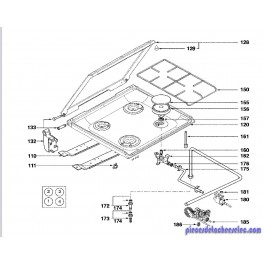 Tête Bruleur Auxiliaire pour Cuisiniére VEDETTE Tête Bruleur Auxiliaire pour Cuisiniére VEDETTE