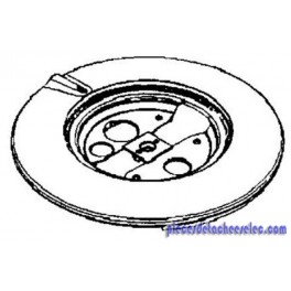 Flasque Couvercle Noir pour Cocotte Nutricook + P4220705 Seb