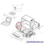 Flanc Gauche pour Four DELONGHI