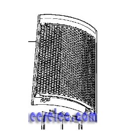Grille blanc pour rowenta