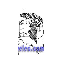 Carter gauche pour rowenta purificateur Carter gauche pour rowenta purificateur
