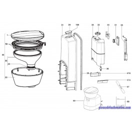 Plateau Complet pour Toilette DOMETIC Plateau Complet pour Toilette DOMETIC